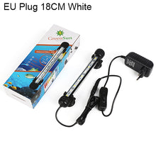 Load image into Gallery viewer, Aquarium Fish Tank 9/12/15/21 LED Light Blue/White 18/28/38/48CM Bar Submersible Waterproof Clip Lamp Decor EU Plug