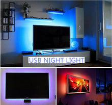 Load image into Gallery viewer, LED Night Light String DC5V With USB Port Cable 50CM 1M 2M 3M 4M 5M USB LED strip light lamp SMD 3528 for TV/ PC/ Laptop