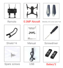 Load image into Gallery viewer, Hot Sale Eachine E58 WIFI FPV With Wide Angle 2 MP HD Camera High Hold Mode Foldable Arm RC Quadcopter RTF VS DJI Mavic Pro