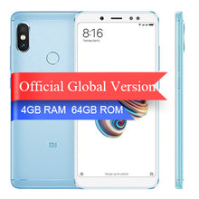 Load image into Gallery viewer, Global Version Xiaomi Redmi Note 5 4GB 64GB 5.99" Full Screen Dual Camera Mobile Phone Note5 Snapdragon 636 Octa Core 4000mAh