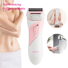 Load image into Gallery viewer, Womens Waterproof Electric Razor Bikini Trimmer for Arm Underarm Legs HJL2018 Shaving Tool