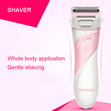 Load image into Gallery viewer, Womens Waterproof Electric Razor Bikini Trimmer for Arm Underarm Legs HJL2018 Shaving Tool