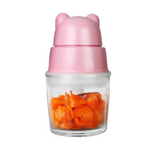 Load image into Gallery viewer, 220W Mini Bear Electric Mixing Machine Meat Grinder 0.6L Baby Food  Juicers Ice Crusher Multifunctional Kitchen Accessories