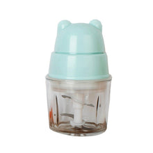 Load image into Gallery viewer, 220W Mini Bear Electric Mixing Machine Meat Grinder 0.6L Baby Food  Juicers Ice Crusher Multifunctional Kitchen Accessories